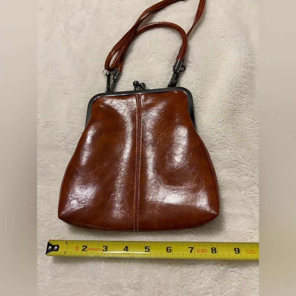 Women’s Brown Leather Satchel Handbag - Classic Structured Style
